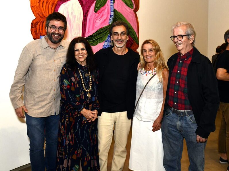 Felipe Scovino , Vanda Klabin , Luiz Zerbini , Gabriela Machado e Paulo Sergio Duarte