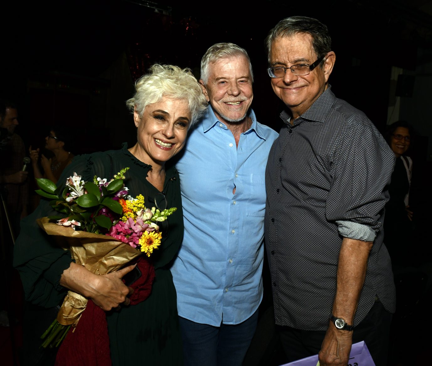 Soraya Ravenle, Miguel Falabella e Flavio Marinho