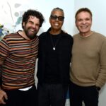 Os musicos Linox, Max Vianna e Ricardo Leão