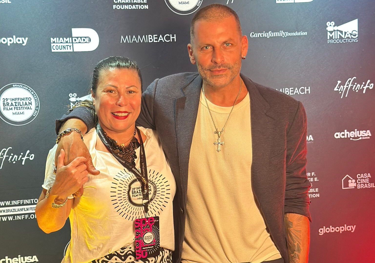 Patricia François e Henri Castelli