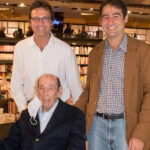 Israel com os filhos Dan e Gabriel Klabin