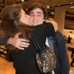 Lea Klabin com o neto Vicente Klabin Salles