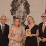 Os casais Clotilde, Vanderlei de Freitas, Angelika Scholz e o emaixador  Stefan Scholz