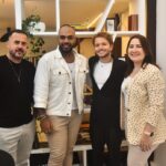 Anderson Marcenas, Felipe Lijas, Victor Niskier e Carolina Nicacio