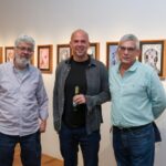 Paulo Vieira, Ricardo Kimaid e Mauro Trindade(curador)