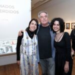 Xico Chaves entre Gabriela Metcalfe e Luiza Ramalho