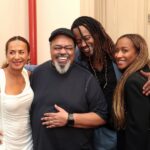 Regina Coelho, Jorge Aragao, Toni Garrido e Vitoria Garrido