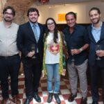 Pedro Pourgeois, Leonardo Fernandes, Cecilia Lopes, Marco Figueiredo e Henrique Dau