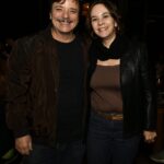 O casal Thelmo Fernandes e Reanata Blasi