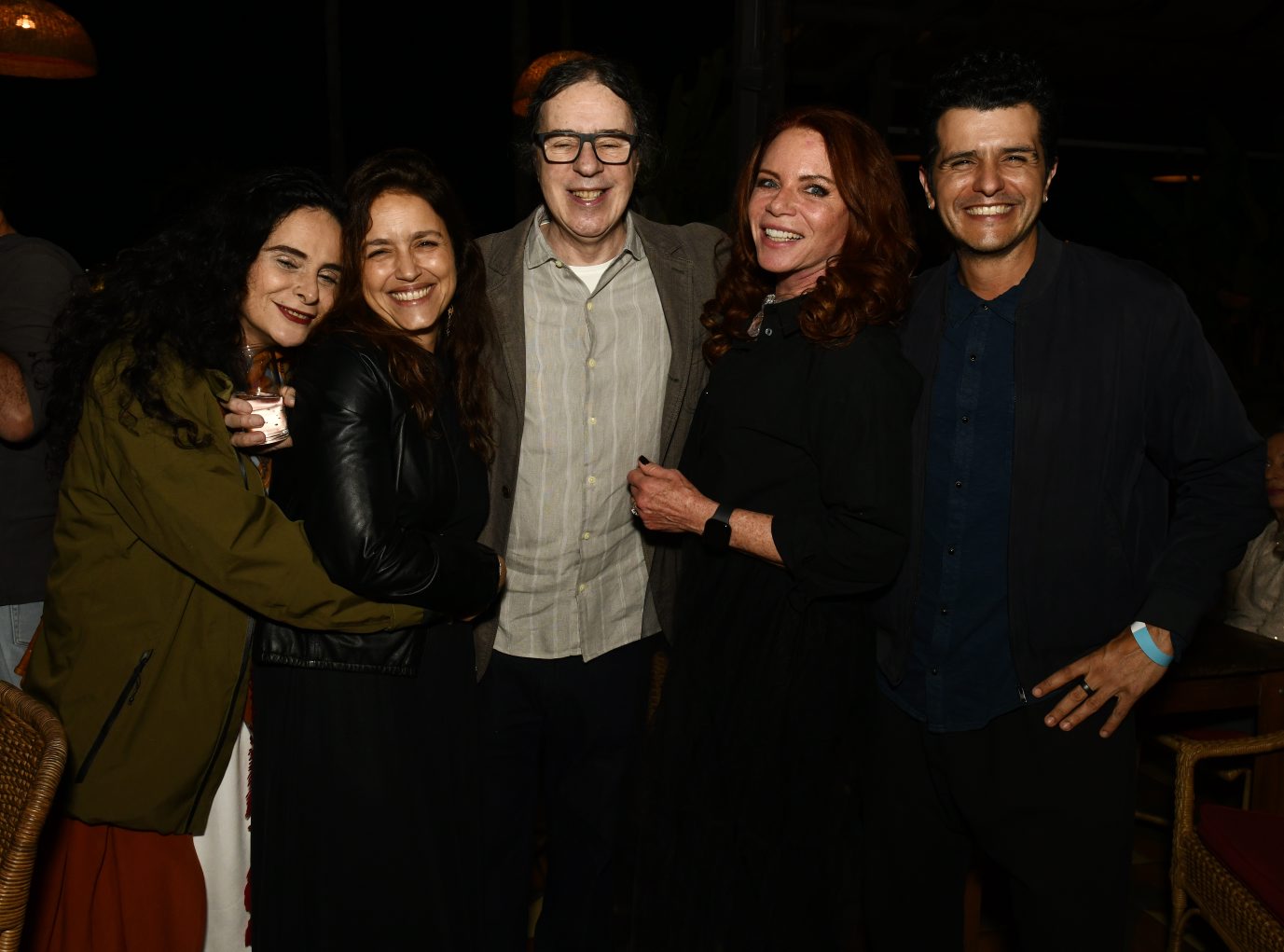 Mariana de Moraes, Manuela Dias, Geraldinho Carneiro, Leilane Neubarth e Guilherme Coelho