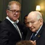 Dr Jair de Carvalho e Castro e o senador Bernardo Cabral
