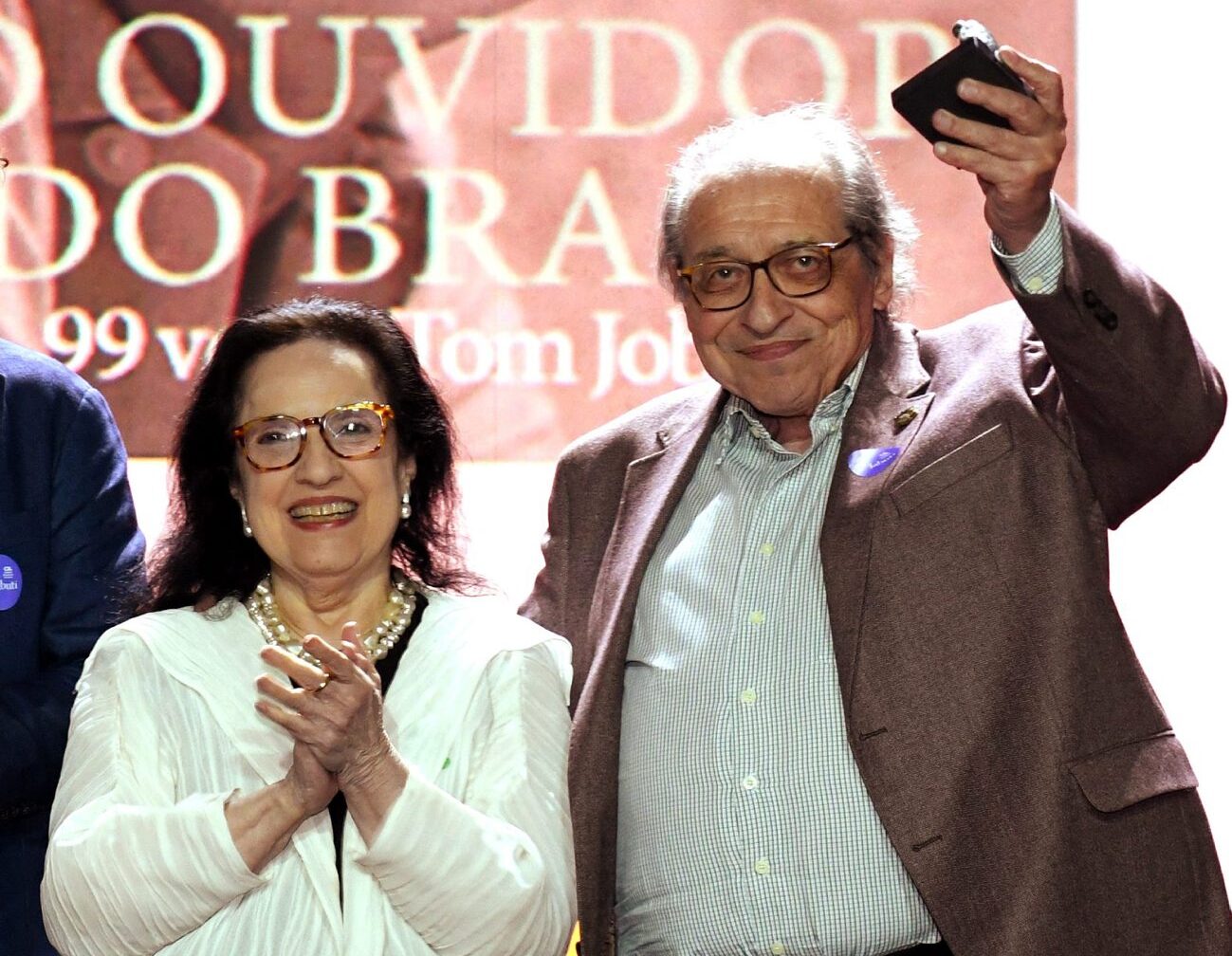 Rosa Freire e Ruy Castro