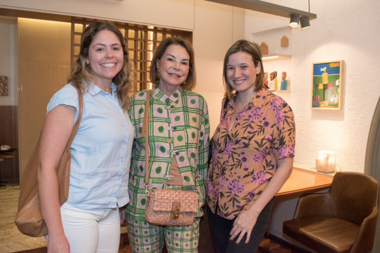 Patricia Mayer com Priscila Dias e Camila Bortolini