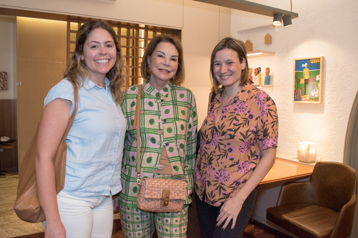 Patricia Mayer com Priscila Dias e Camila Bortolini