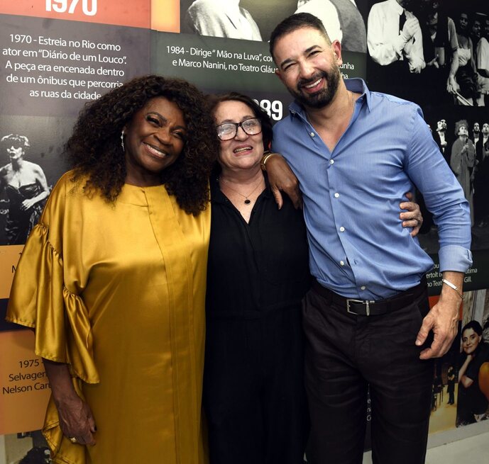 Zezé Motta , Beta Leporage e Rafael Raposo