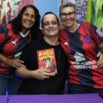 As jogadoras de futebol Angela Maria Lopes Serrano , Rodrigo Faour e Rosemary Garcia Castro