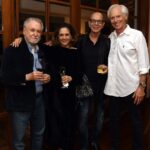 O casal João e Maria Cândio Portinari , Caco Borges e Sergio Margulis