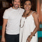 Davi de Carvalho com a atriz Vilma Melo