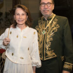 Elza e Merval Pereira