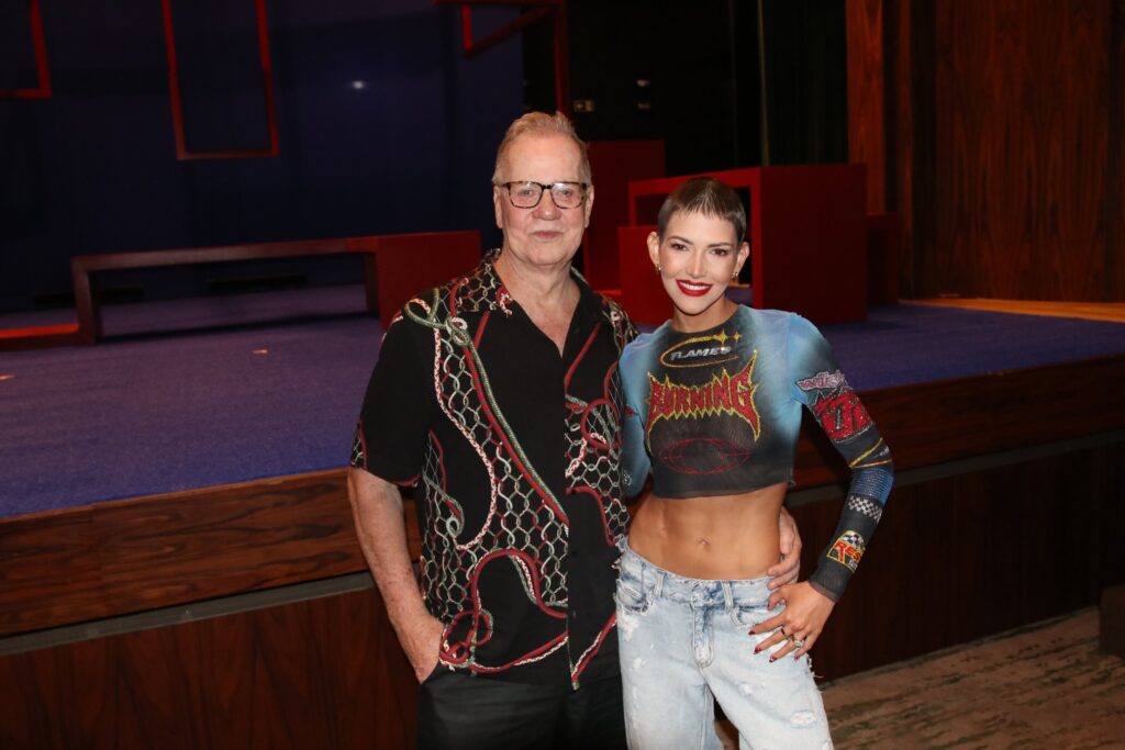 Luiz Fernando Guimaraes e Leticia Augustin