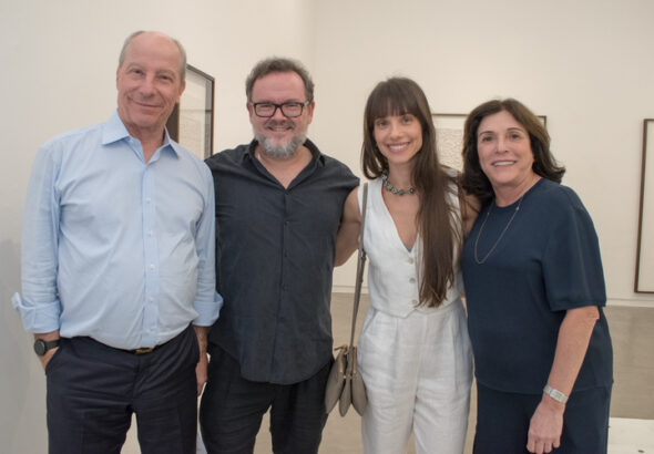 Nazareno e Silvia Cintra entre Francisco e Luiza Mussnich