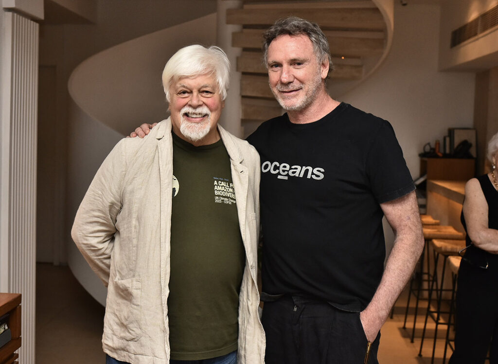 Paul Watson e Oskar Metsavaht