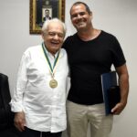 Othon Bastos e seu filho Pedro Bastos