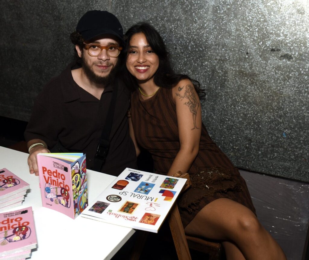 O casal Pedro Vinício e Mariana Bulhões