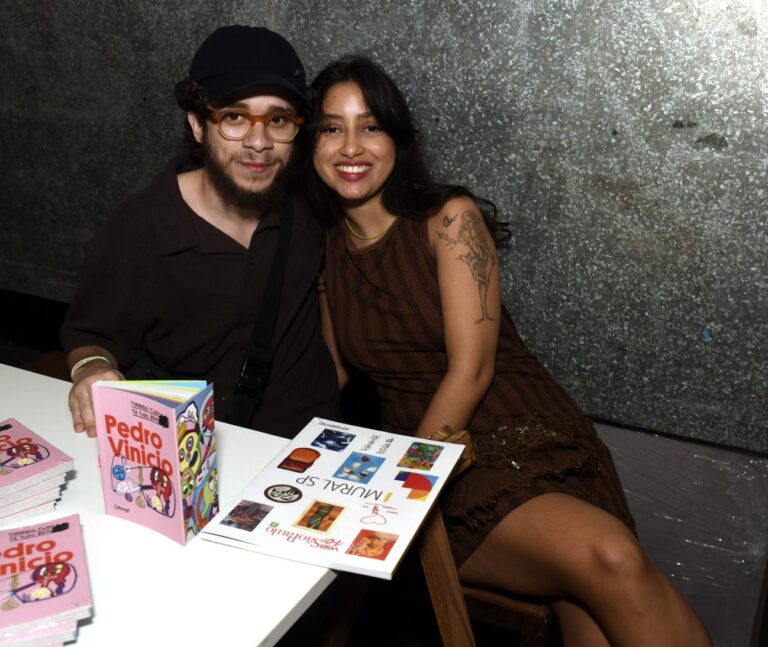 O casal Pedro Vinício e Mariana Bulhões