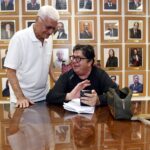 O diretor Ginaldo de Souza e Stepan Nercessian