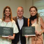 Bayard Boiteux com as Embaixadoras Carla Pimentel e Priscila Bentes