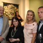 Antônio Alvarenga ,Maria Luiza Nobre ,a presidenta da Associação dos Embaixadores Constanca Carvalho e Bayard Boiteux