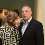 Bayard Boiteux e Rosie Silva ,idealizadora do grupo ginga também premiada