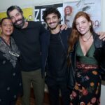 Rosa Fernandes, diretora elenco, Vandre Silveira-ator, Hugo Carvalho-ator e Karina Amorim-atriz