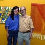 Luisa Duarte e seu pai Paulo Sergio Duarte - Exposição CARNAVALIZAR - FLEXA - FEV 2026 - CG