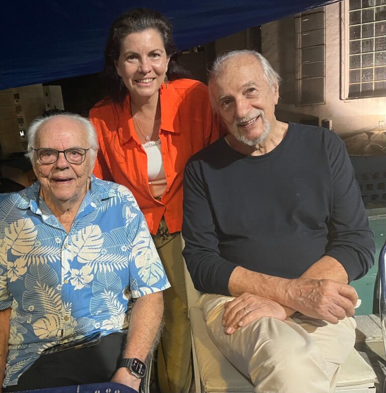 Zelito, Denise e Claudius Ceccon