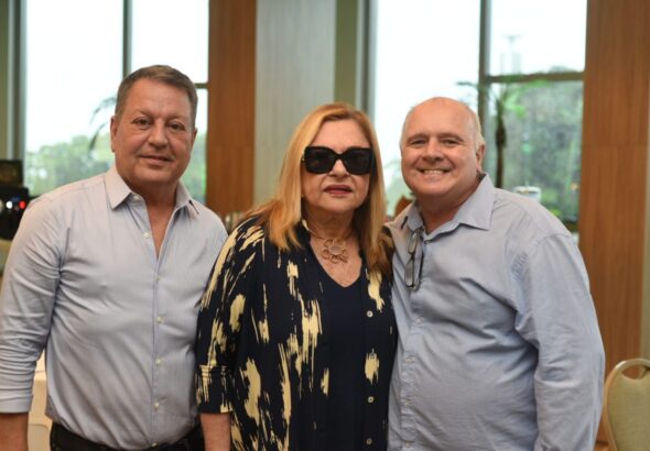 Willians Haubrichs, Bernadete Simonelli e Chico Vartulli
