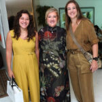 Cristina Sobreira entre Michelle Guimaraes e Andrea Sobreira