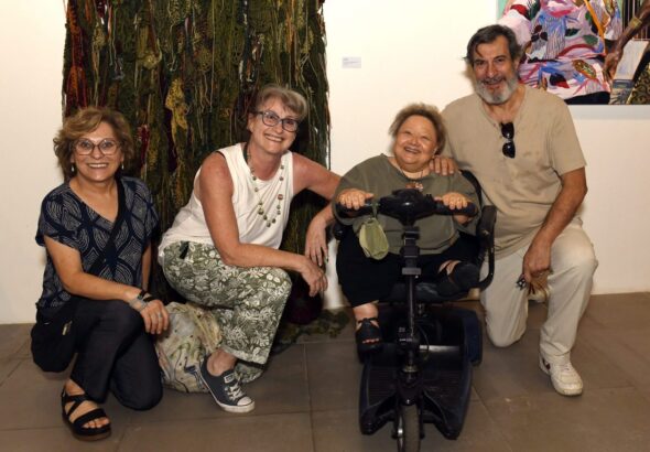 Marlene Stamm, Ana Zveibil, Isabel Portella e Murilo Castro