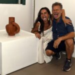 Os artistas Fernansa Sattamini e Vicente de Melo