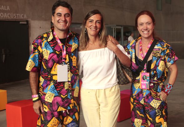 Caio Leitão, Tatiana Sampaio e Bel Kutner