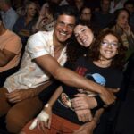 Mateus Solano com os filhos Flora e Benjamin