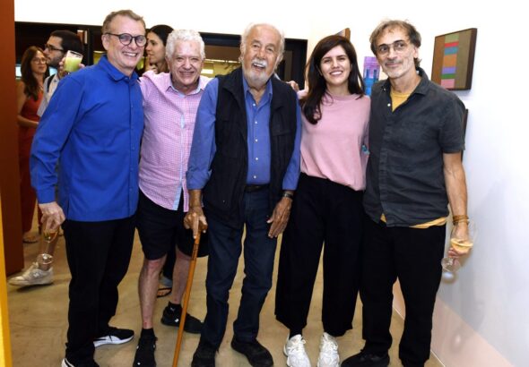Pedro Buaque, Dudi Maia Rosa, Carlos Vergara, Luisa Duarte e Luiz Zerbini
