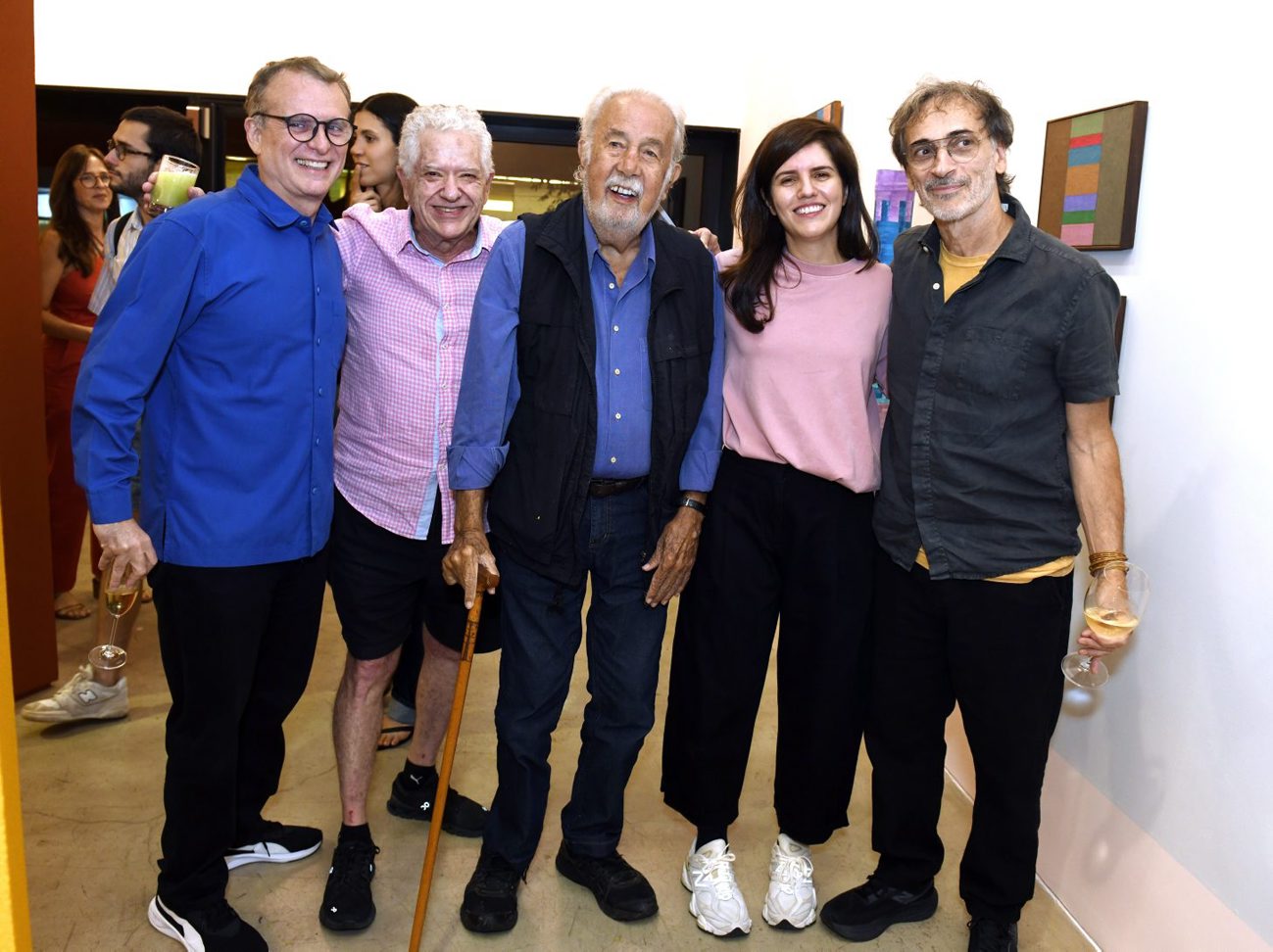 Pedro Buaque, Dudi Maia Rosa, Carlos Vergara, Luisa Duarte e Luiz Zerbini