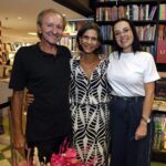 O casal Jorge Roberto Silveira e Cristina e Juliana Brizola