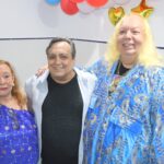 Guilherme Del Rio com Matilde e Ruy Rassene