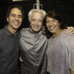 Leo Haus e a irmao Silvia com João Carlos Martins