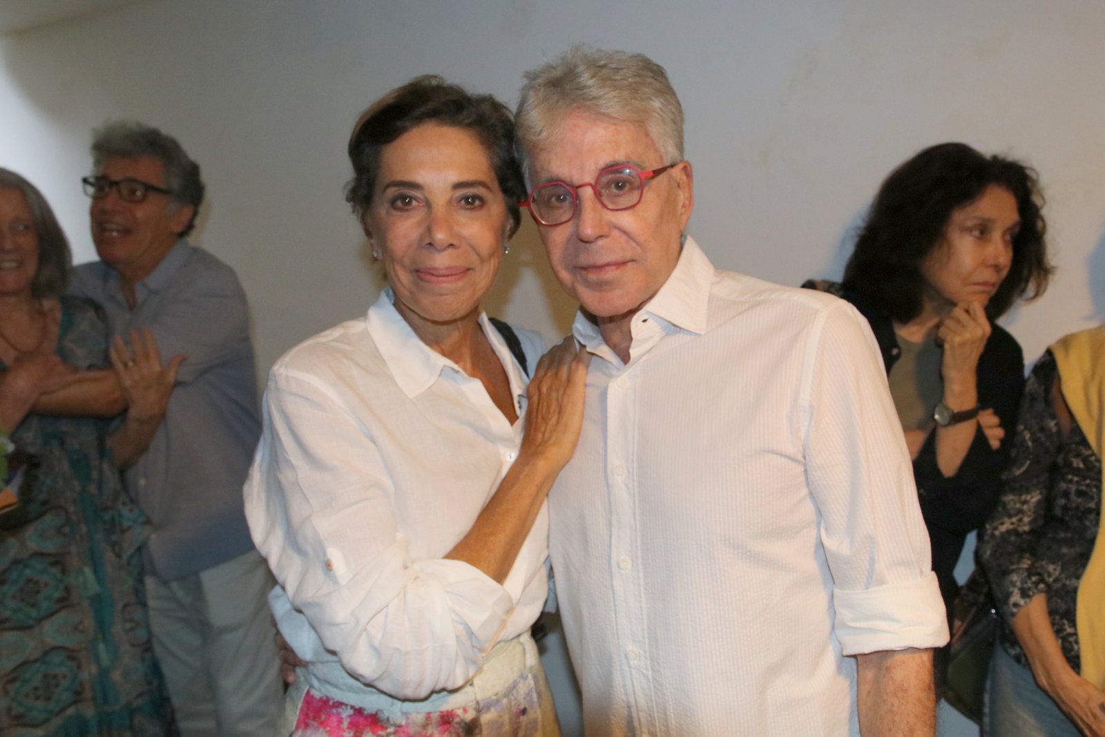 Angela Vieira e  Edwin Luisi
