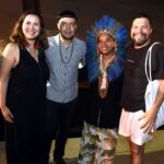 Erika Nascimento, Xadalu Tupã Jekupé, Glicéria Tupinambá e o DJ MAM
