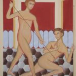 Ismaele Nones_senza offesa, 2025 pittura acrilica su tela, 195x150 cm